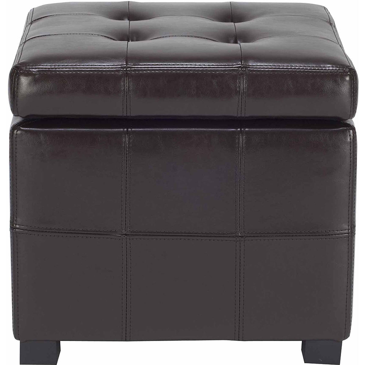 Rustic Flip Top Square Tufted Ottoman Y292106
