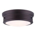 2-Light Flush Mount Oil Rubbed Bronze Y763