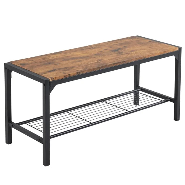 4 Piece Dining Table Set with 2 Chairs and Bench E9339