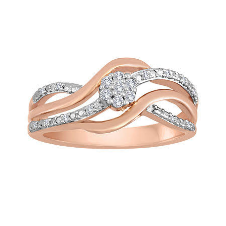 1/10 Ct. T.W. Diamond Bypass Ring Q66059