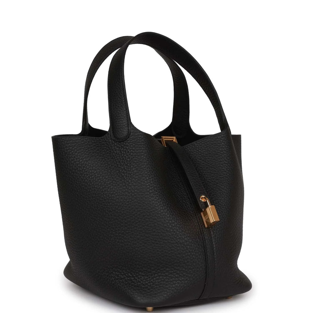 Black Clemence Leather Handbag G699