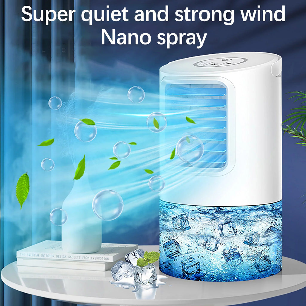 Portable Mini USB Air Conditioner with Night Light Y296
