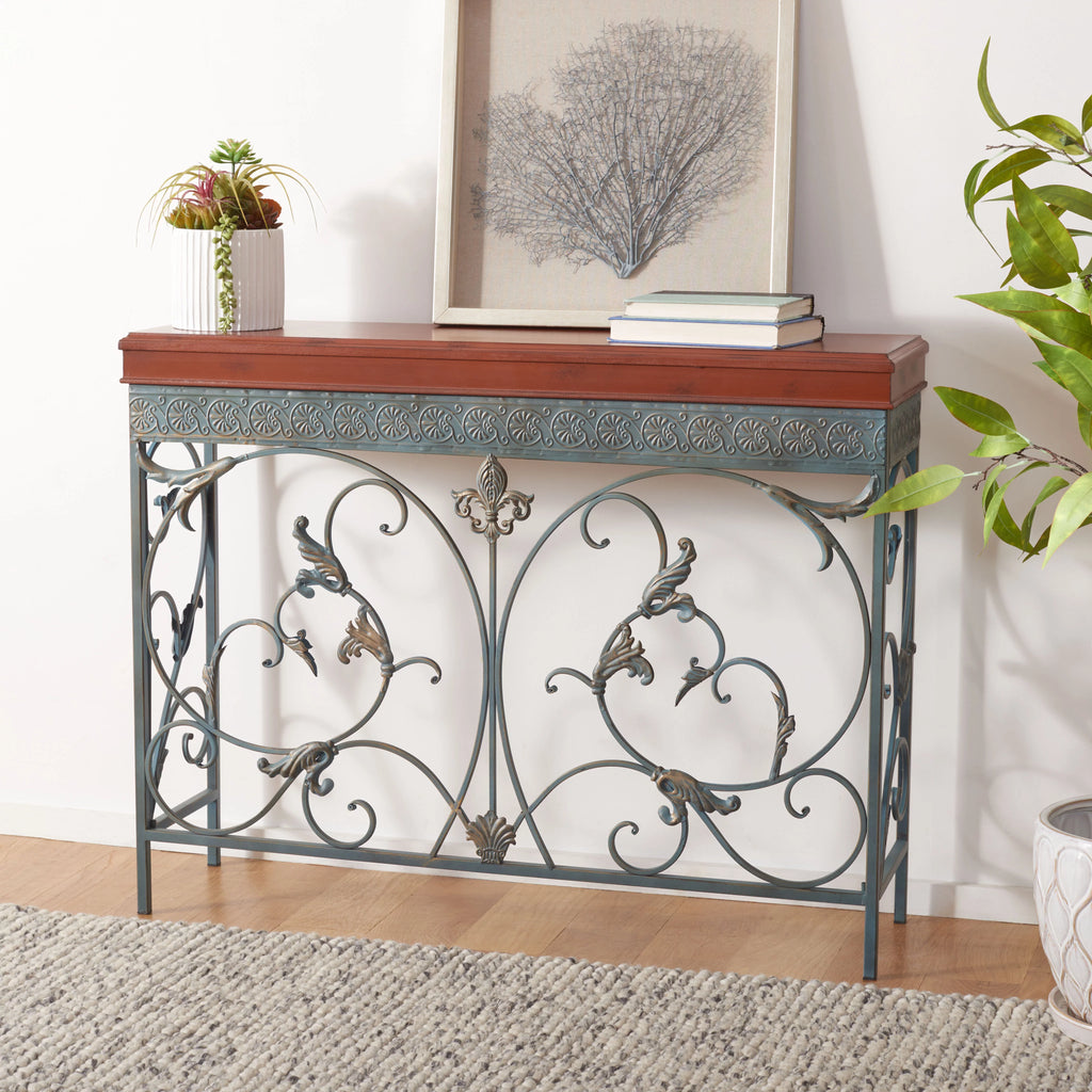Brown Traditional Console End Table T8921