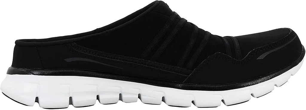 Black/White Slip-On Mule P630540