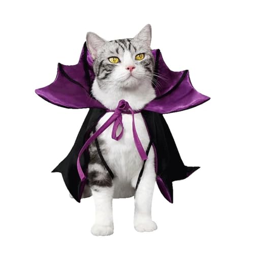 5-Piece Halloween Pet Vampire Cloak Cosplay Outfit W3077
