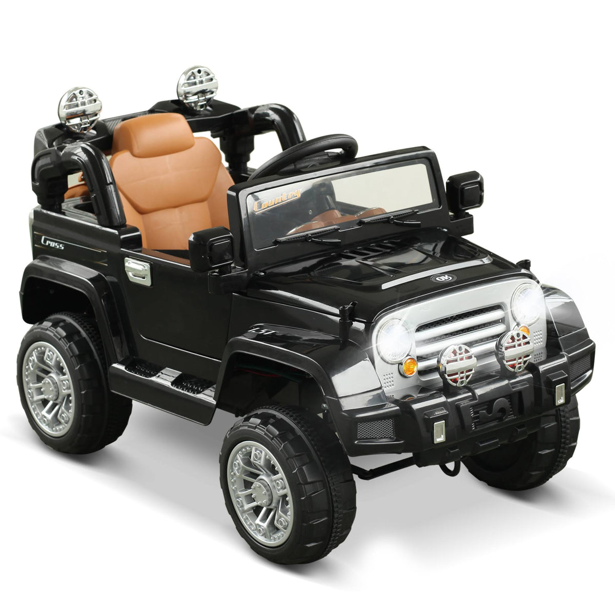 Black 12V Battery-Powered Ride On Car P405994