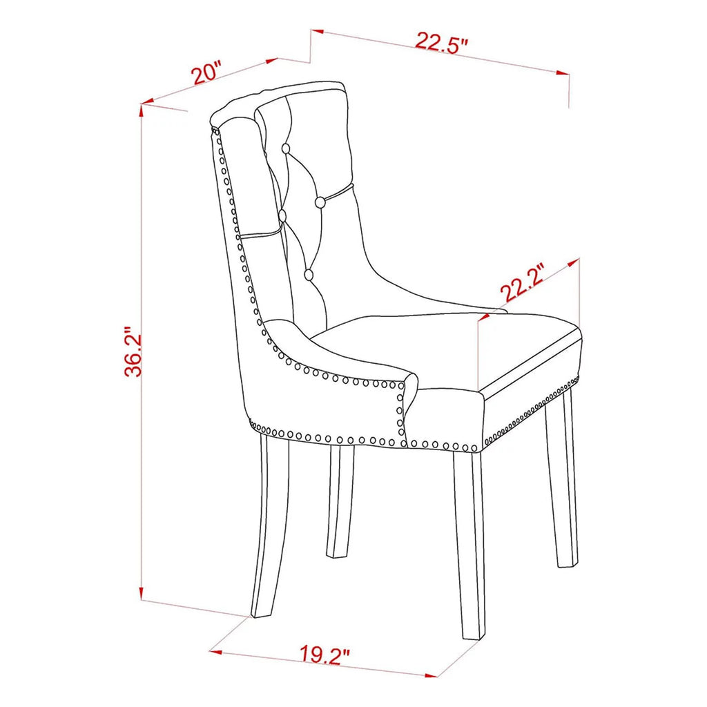7 Piece Wood Dining Set T627636