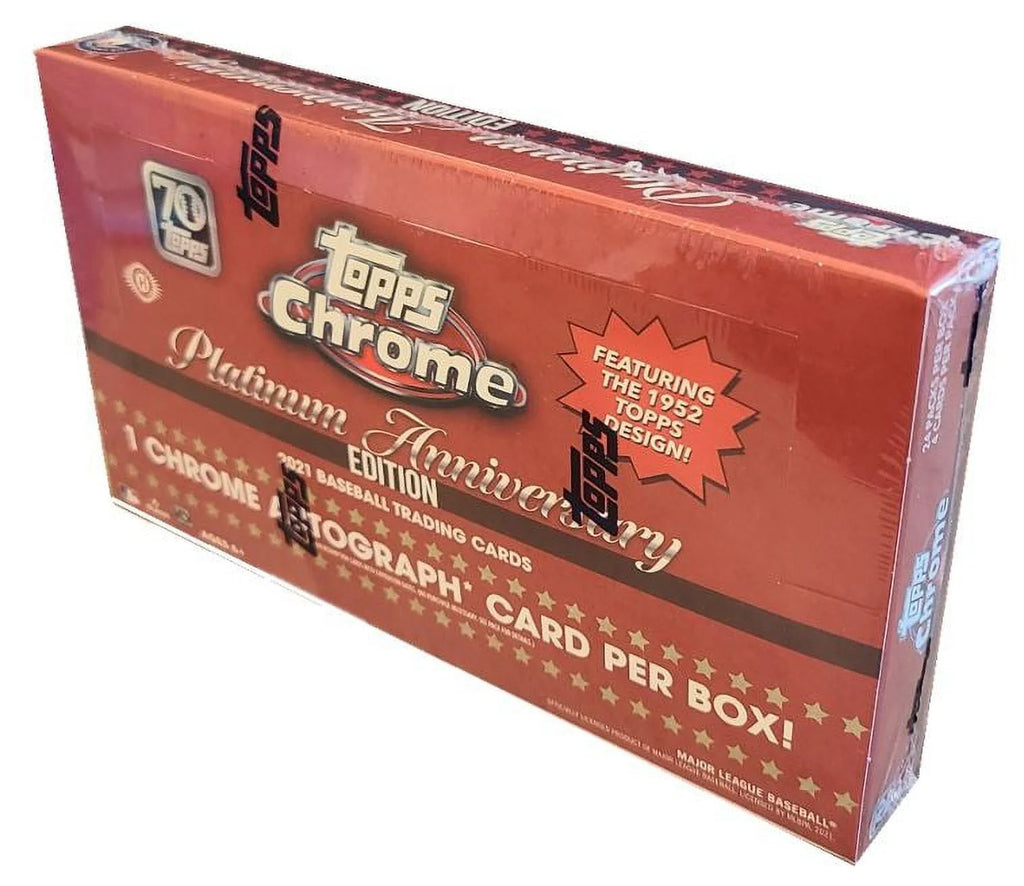Topps Chrome Baseball Platinum Anniversary Hobby I3086