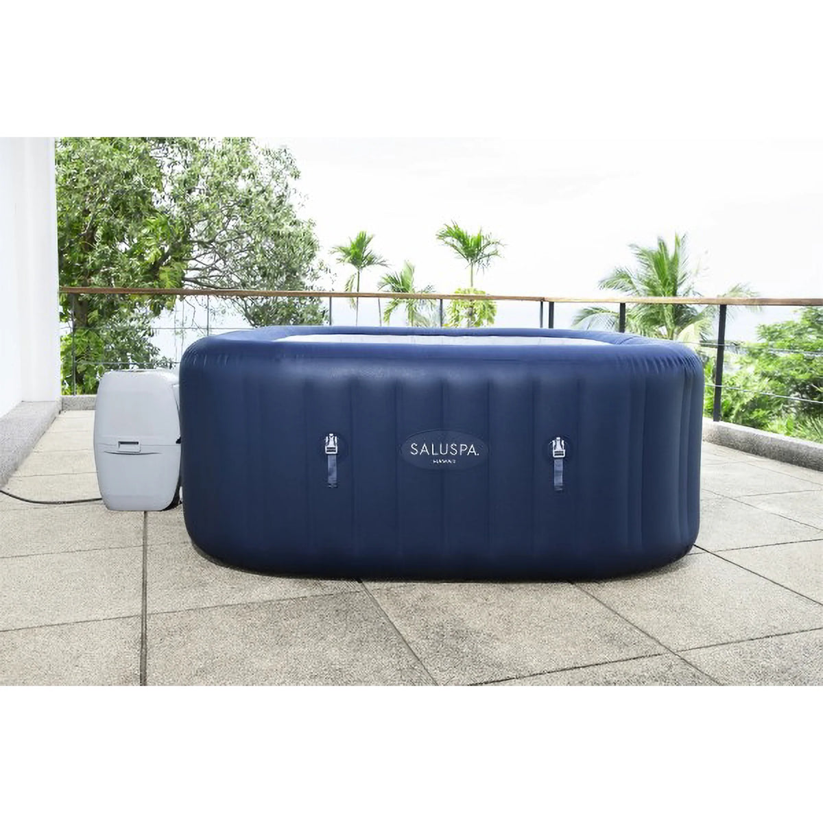 Blue Square Inflatable Hot Tub R8511