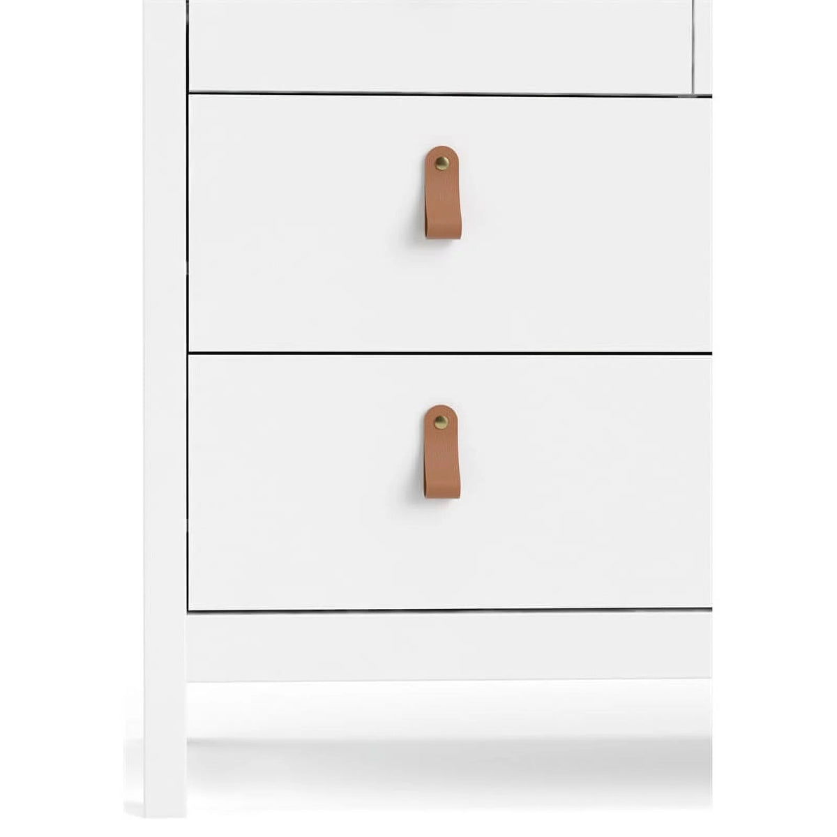 White 8 Drawer Engineered Wood Dresser V585523
