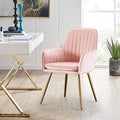 Black Velvet Accent Chair J6493