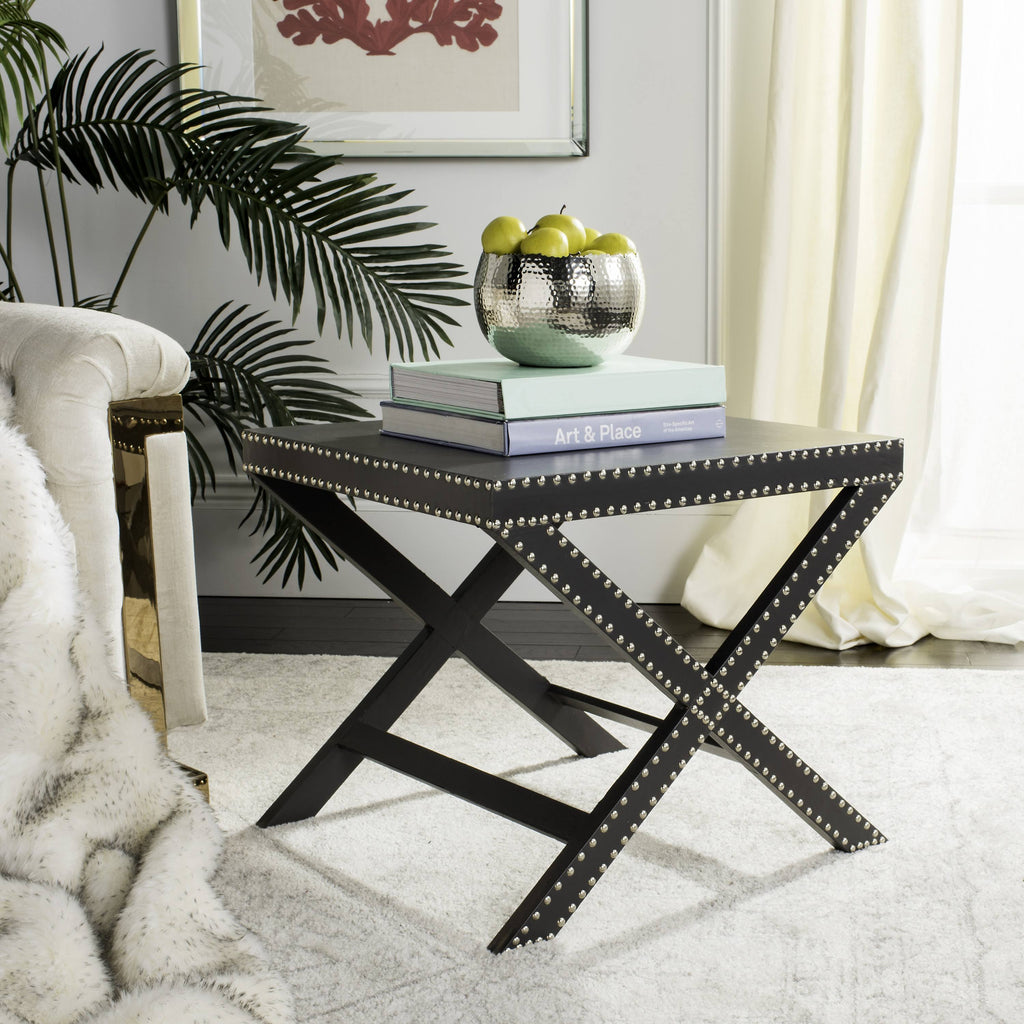 Grey End Table X46058