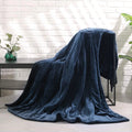 Electric Heated Blanket Twin Size Blue A5081