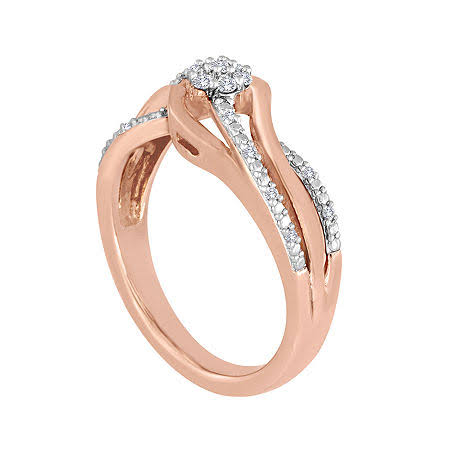 1/10 Ct. T.W. Diamond Bypass Ring Q66059