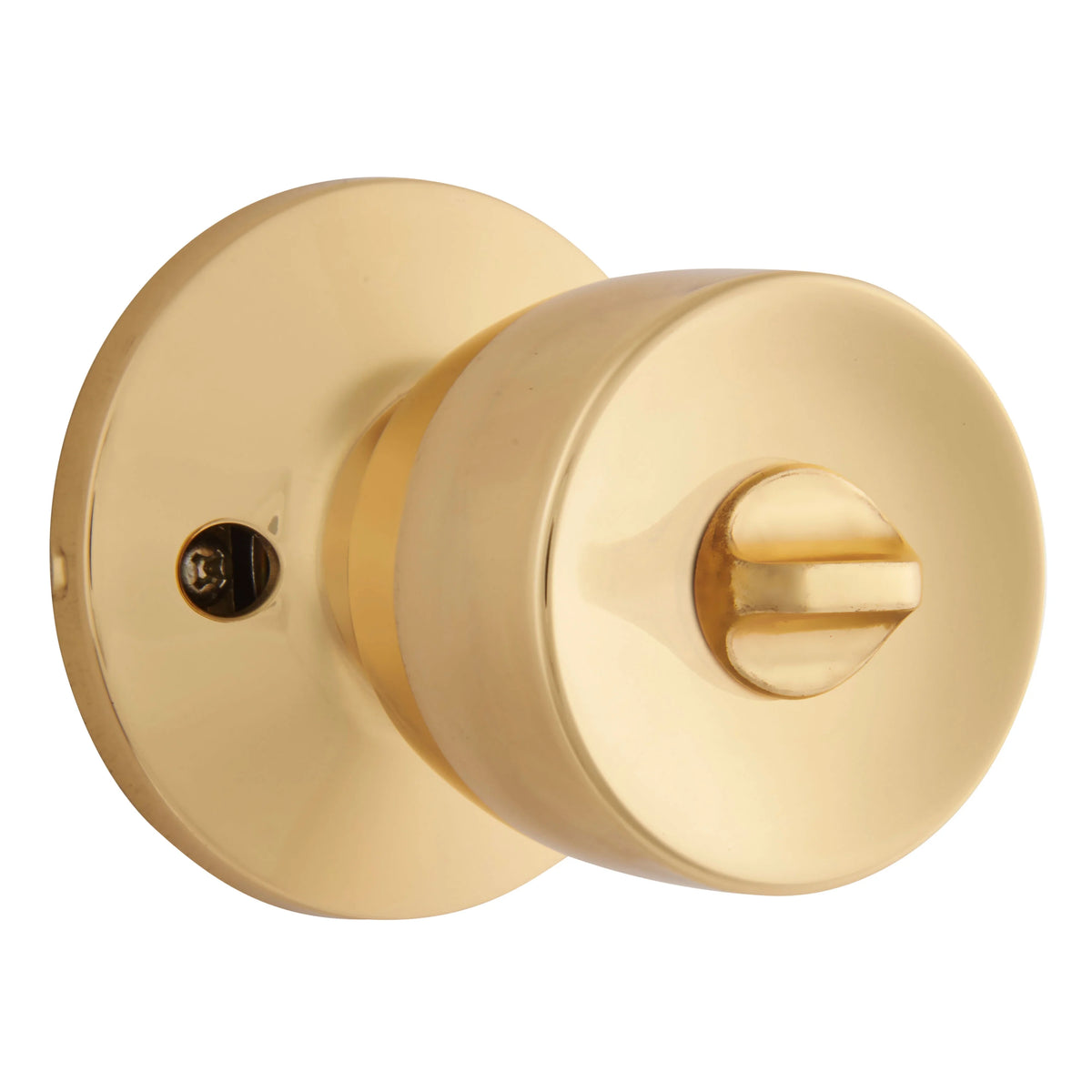 Keyed Entry Doorknob Polished Brass Twin Pack A436020