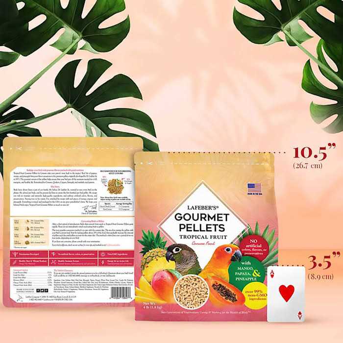 Tropical Fruit Bird Food H3583