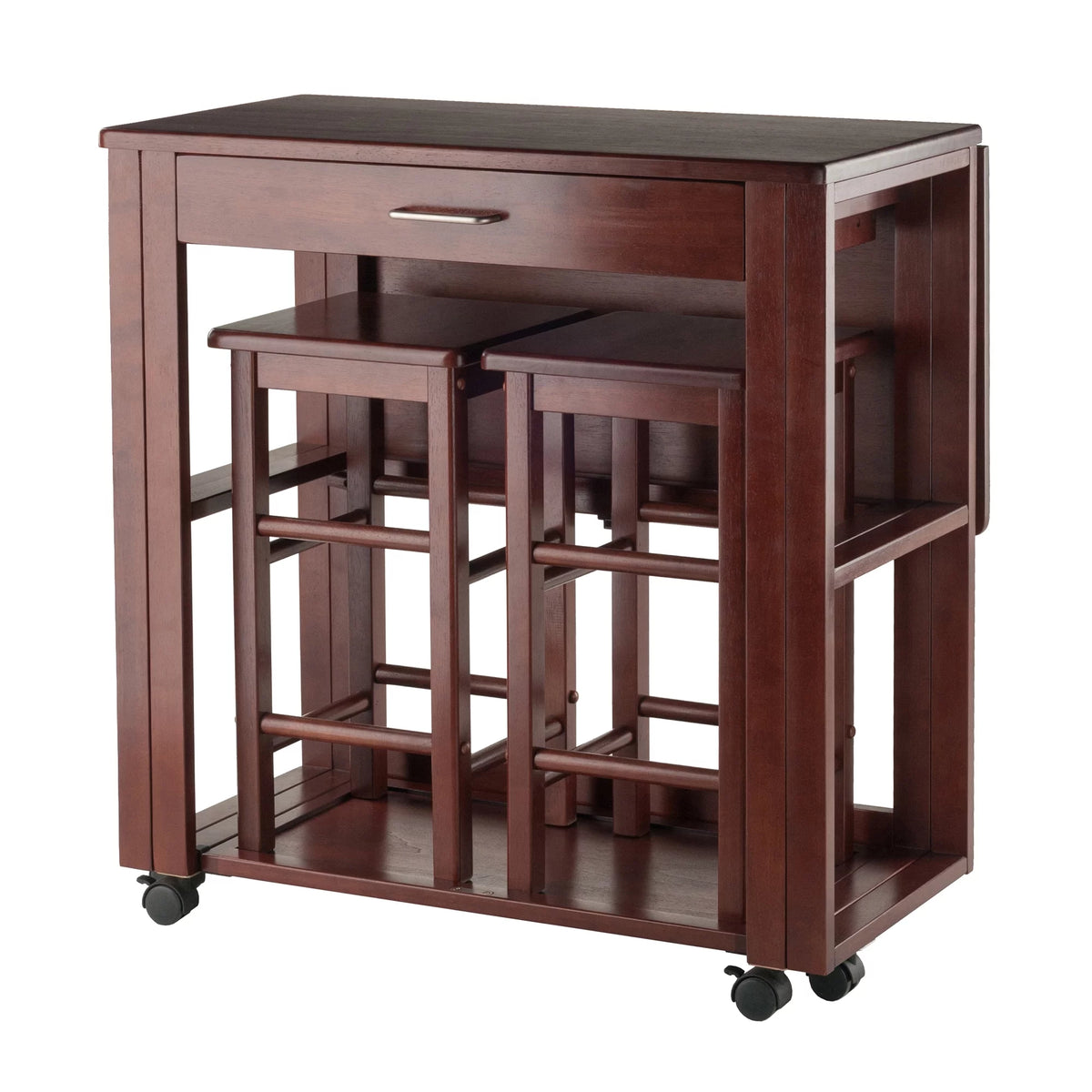 3-Pc Space Saver Set Walnut Finish C23835