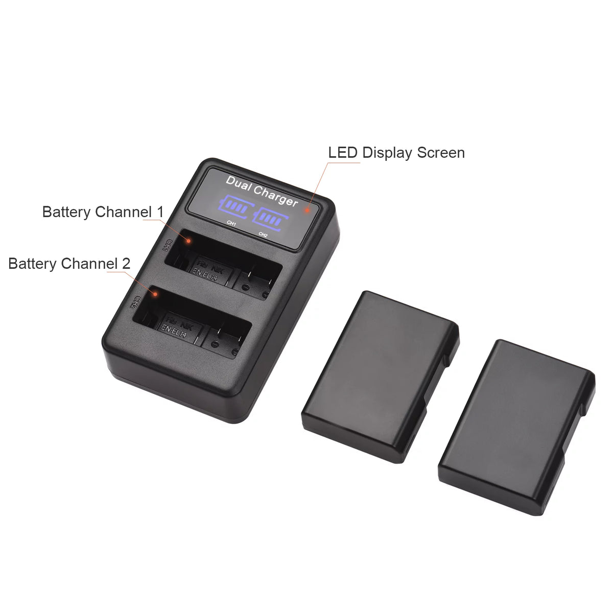 7.4V 1500mAh Replacement Battery 2pcs K740106