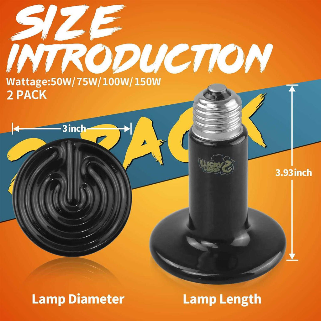 Ceramic Heat Emitter Reptile Heat Bulbs B386549