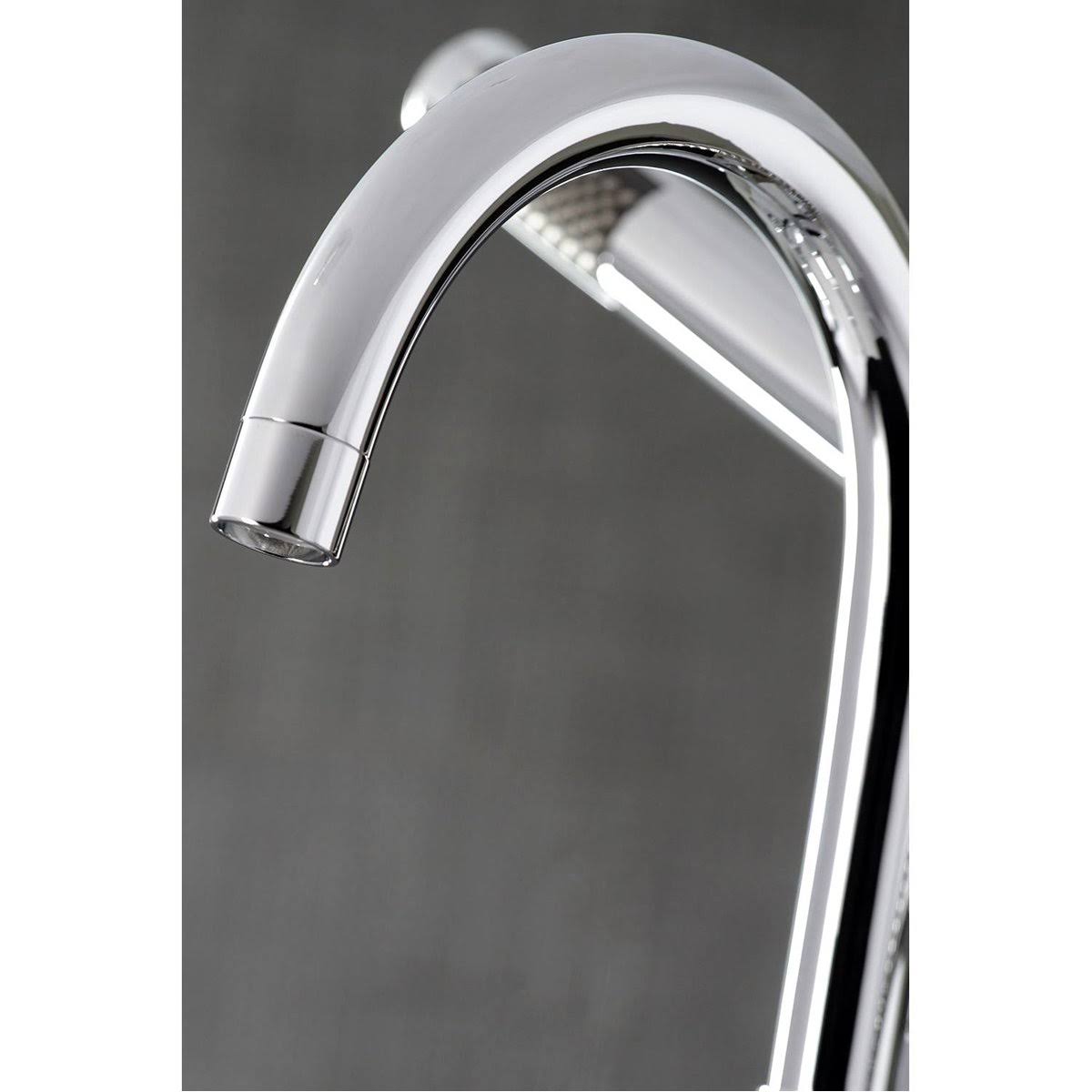 Oil Rubbed Bronze Deck Mount Clawfoot Tub Faucet Y443