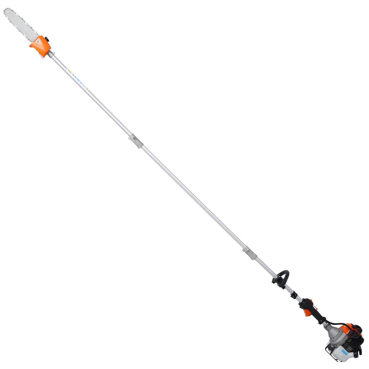 10 in 1 52CC 2-Cycle Garden Tool System with Pole Saw, Hedge Trimmer, Grass Trimmer, and Brush Cutter P7884