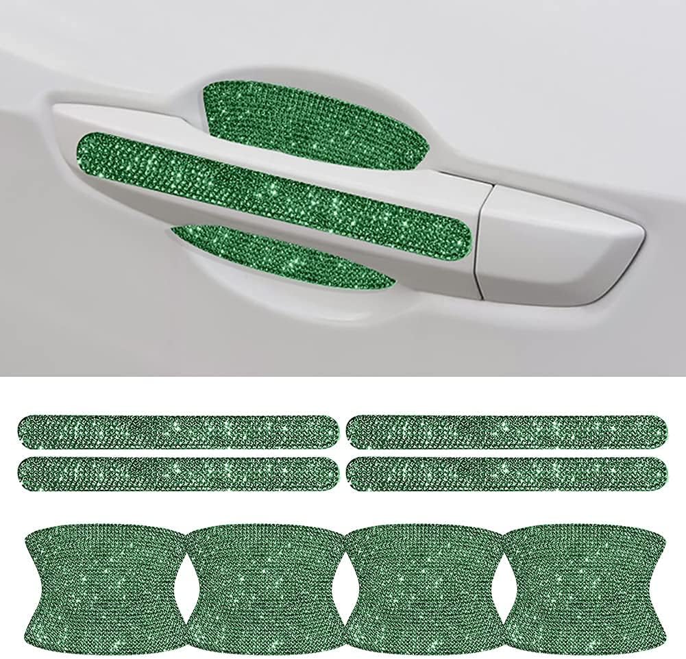 Red Bling Car Door Handle Protector Stickers H40435