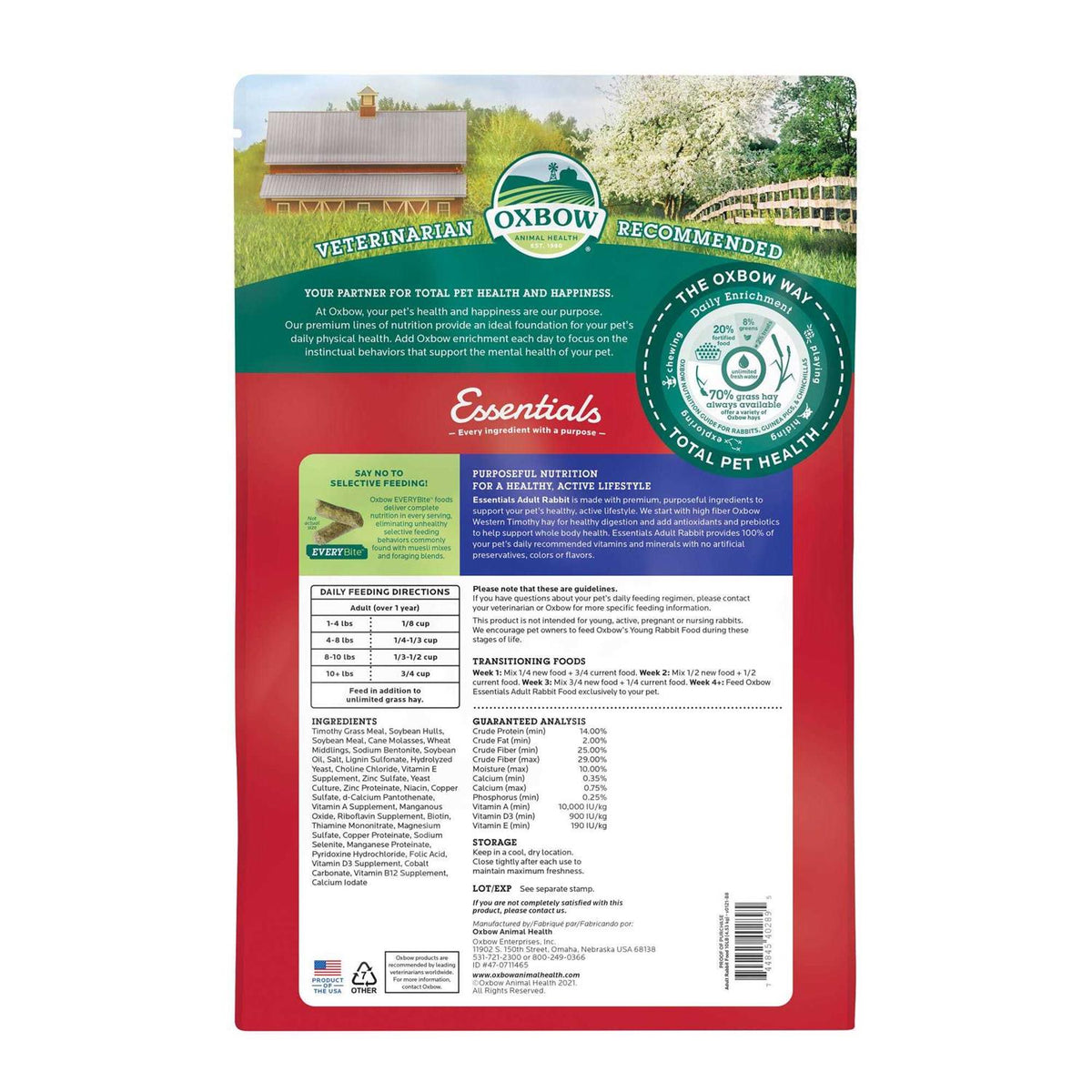 Adult Rabbit Food N18729