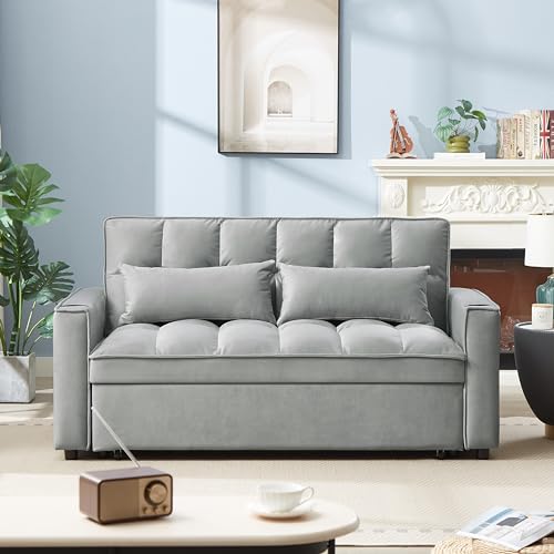 Oversized Corduroy Modular Sectional Sofa with Movable Ottoman Q979107
