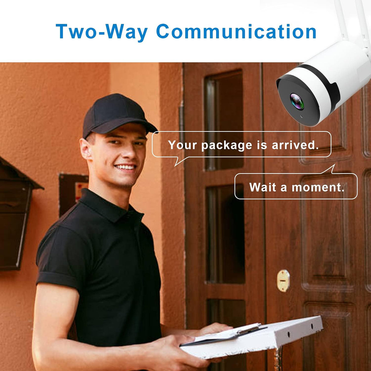 Outdoor Security Camera System with Two Cameras and Base Station G244094