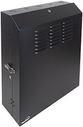 Black 5U Vertical Wall Mount Enclosure Cabinet I9767