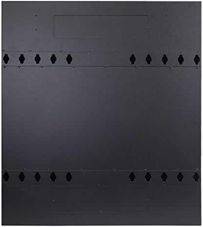 Black 5U Vertical Wall Mount Enclosure Cabinet I9767