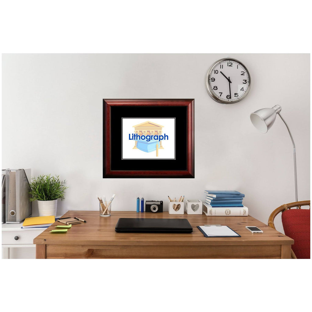 Framed Lithograph F386