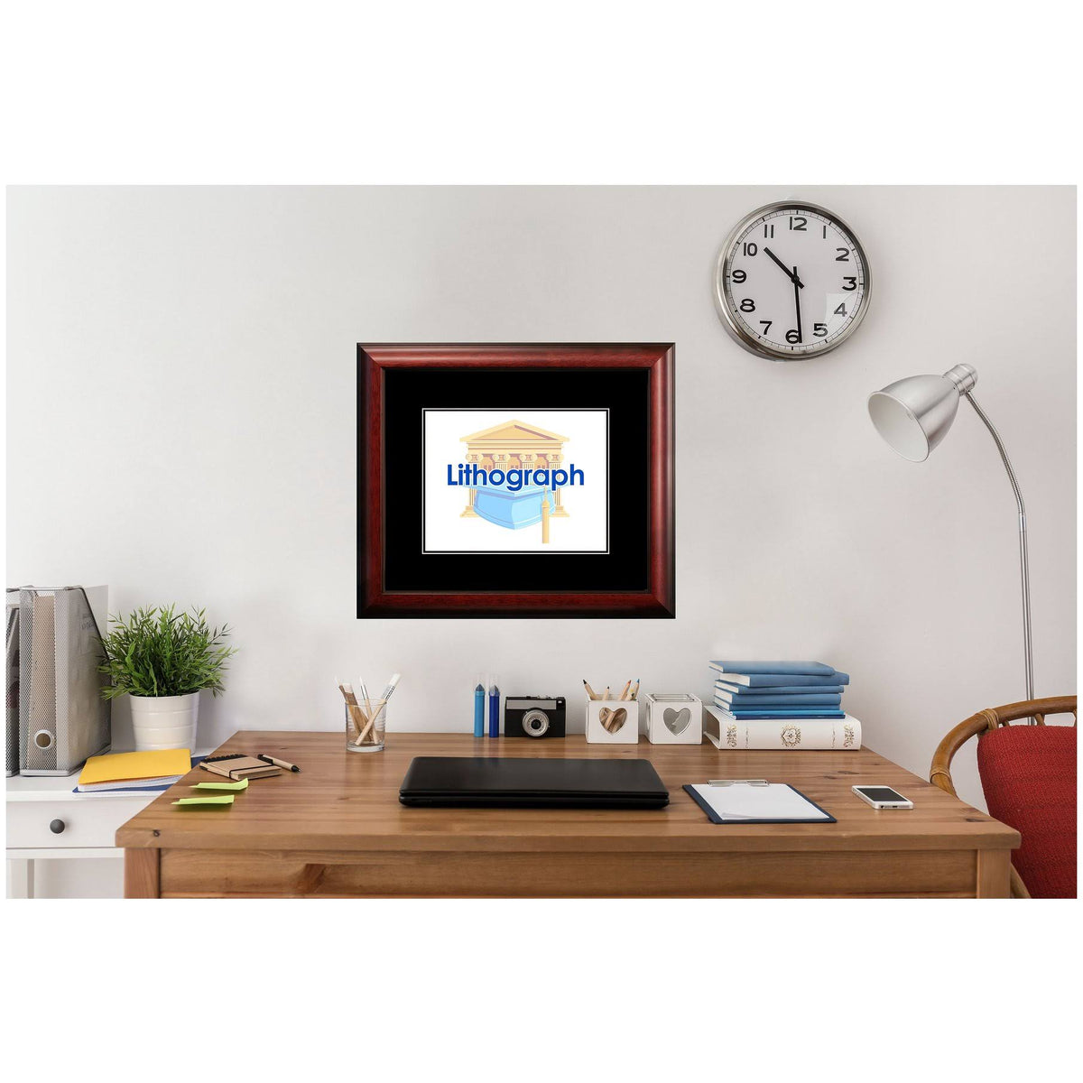 Framed Lithograph F386