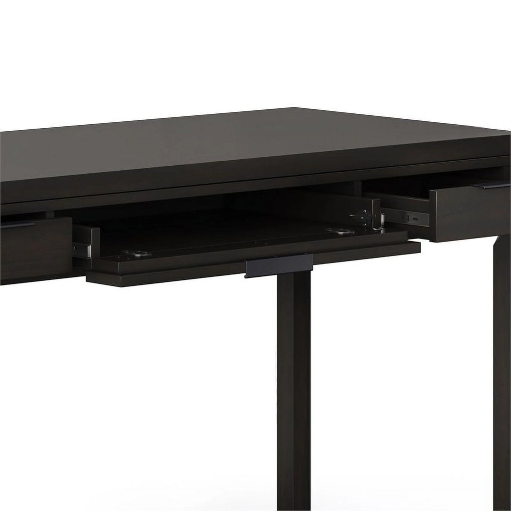 Solid Wood Contemporary 60 " Desk in Hickory Brown O299461