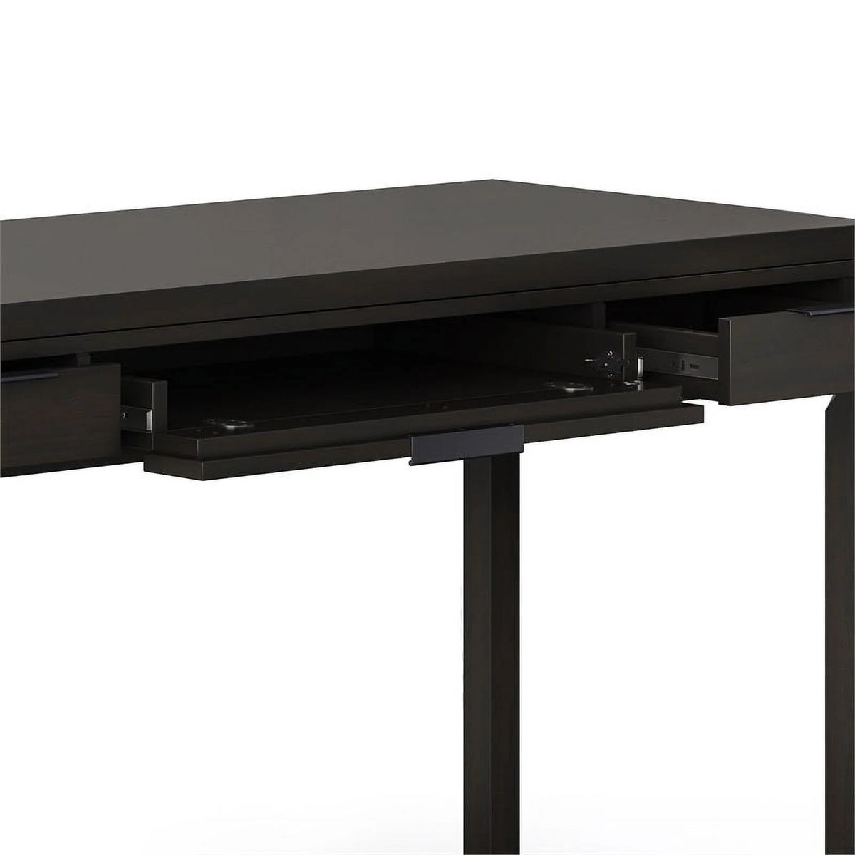 Solid Wood Contemporary 60 " Desk in Hickory Brown O299461
