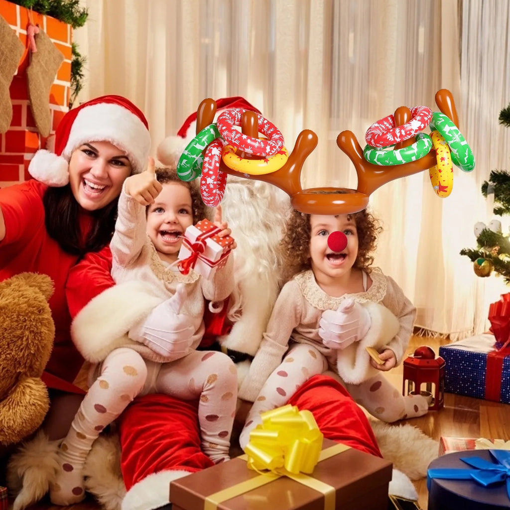 Inflatable Reindeer Antler Ring Toss Game C600215