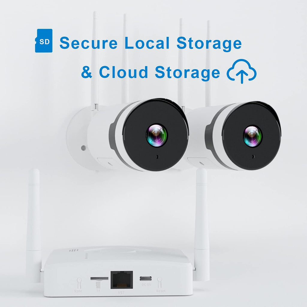 Outdoor Security Camera System with Two Cameras and Base Station G244094