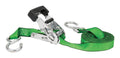 Green Ratchet Tie Down Strap 500 Lb Y6641