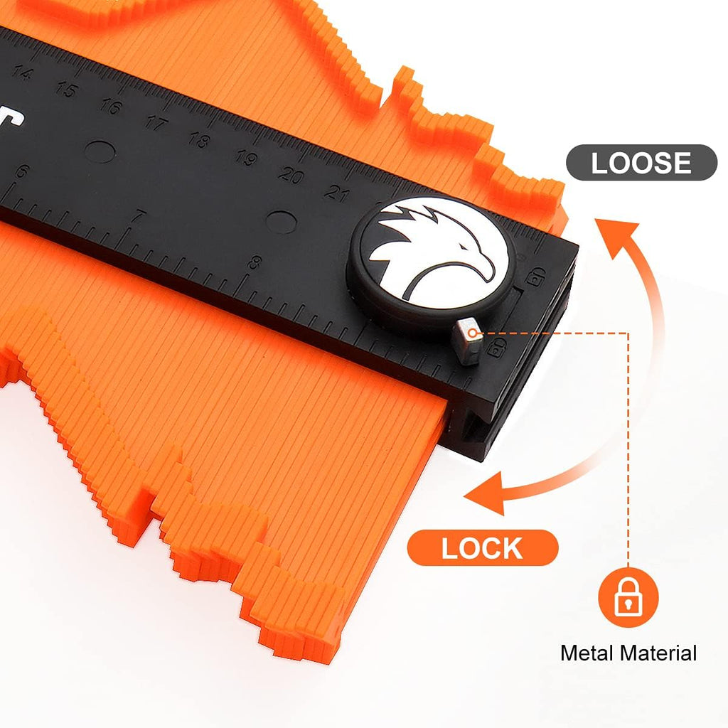 Contour Gauge Profile Tool with Adjustable Lock O250683