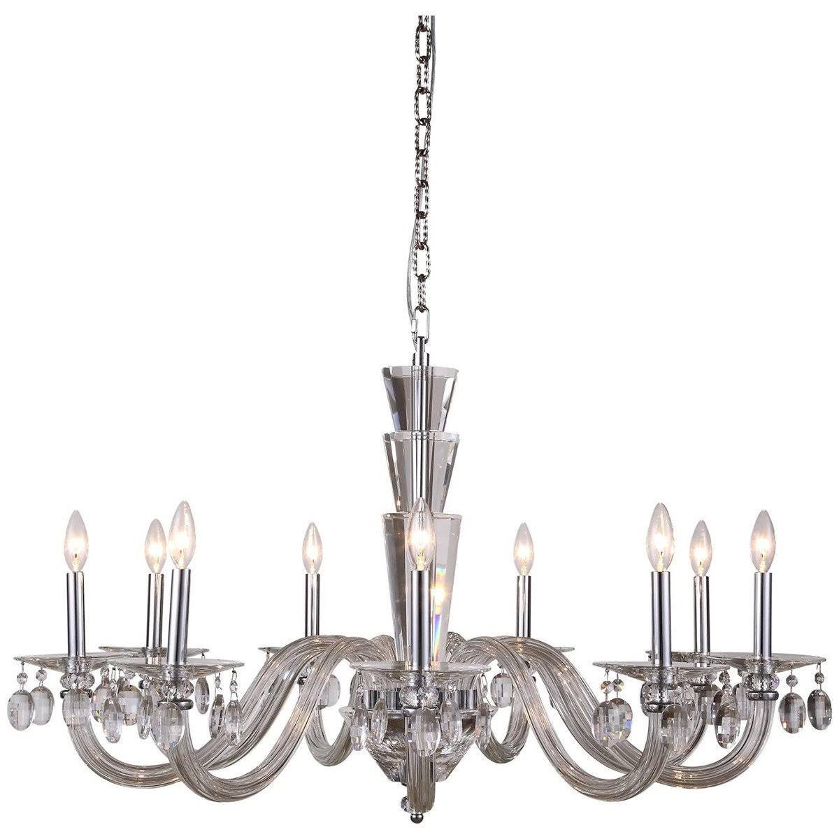 Satin Nickel 6 Light Chandelier S663