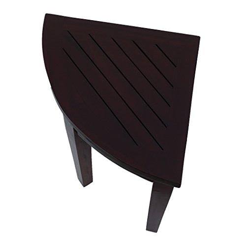 Teak Corner Shower Seat Stool Bench N55331