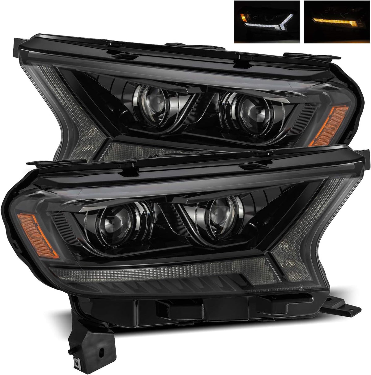 LED Tube Dual Projector Headlights B387456