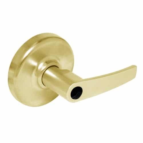 Heavy Duty Classroom Cylindrical Locksets with Lever in Bright Brass B123159
