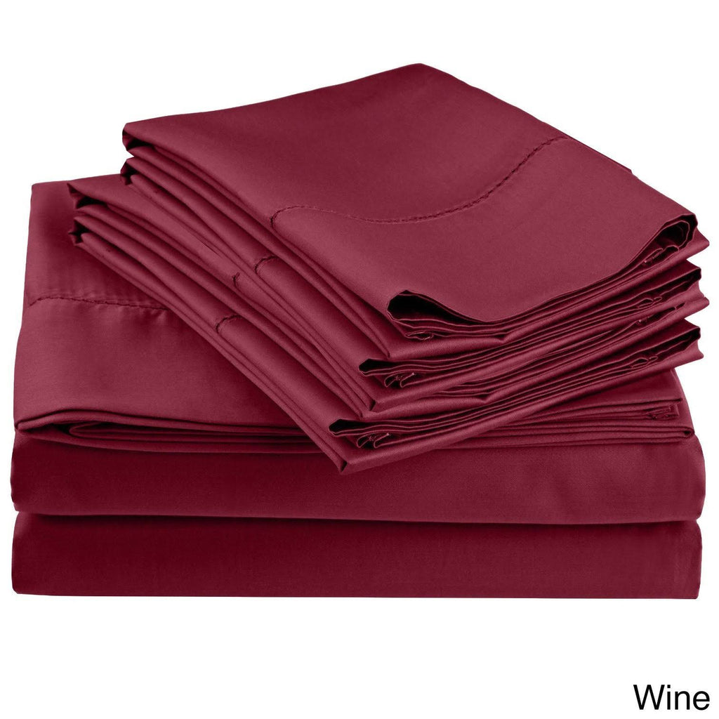 600 Thread Count Sheet Set, California King, Brown R98941