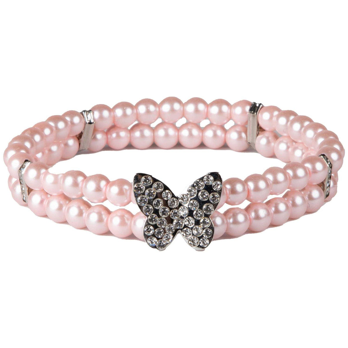 Pink Sparkling Butterfly Neck Piece G338024