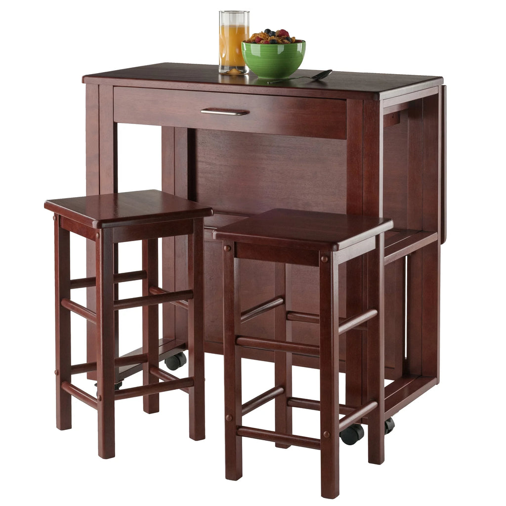 3-Pc Space Saver Set Walnut Finish C23835