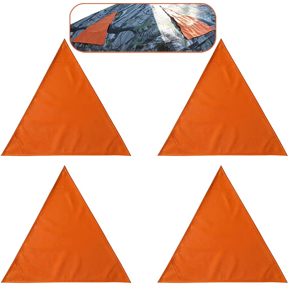 Blaze Orange Safety Blind Panels with Carrying Bag, Set of 4 J43540