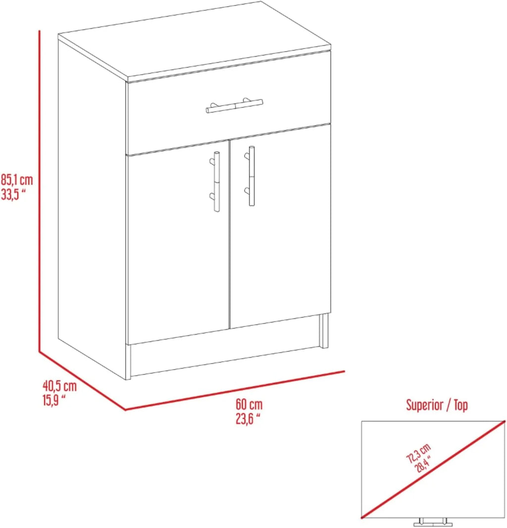 Light Oak White Kitchen Pantry Cabinet F246