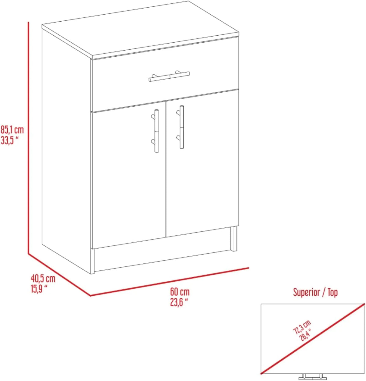 Light Oak White Kitchen Pantry Cabinet F246