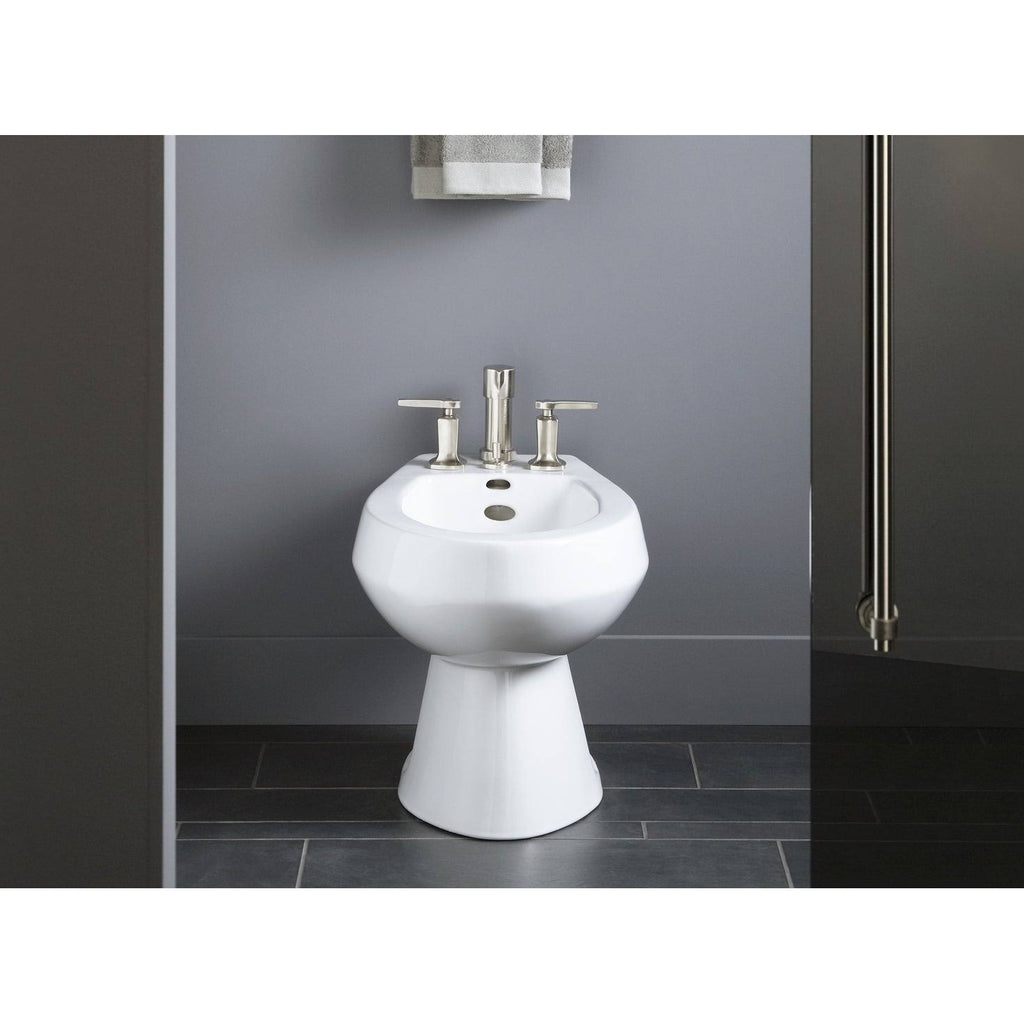 White Vertical Spray Bidet U19463